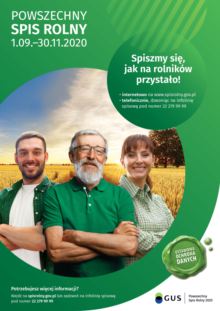 Spis rolny 2020 - plakat