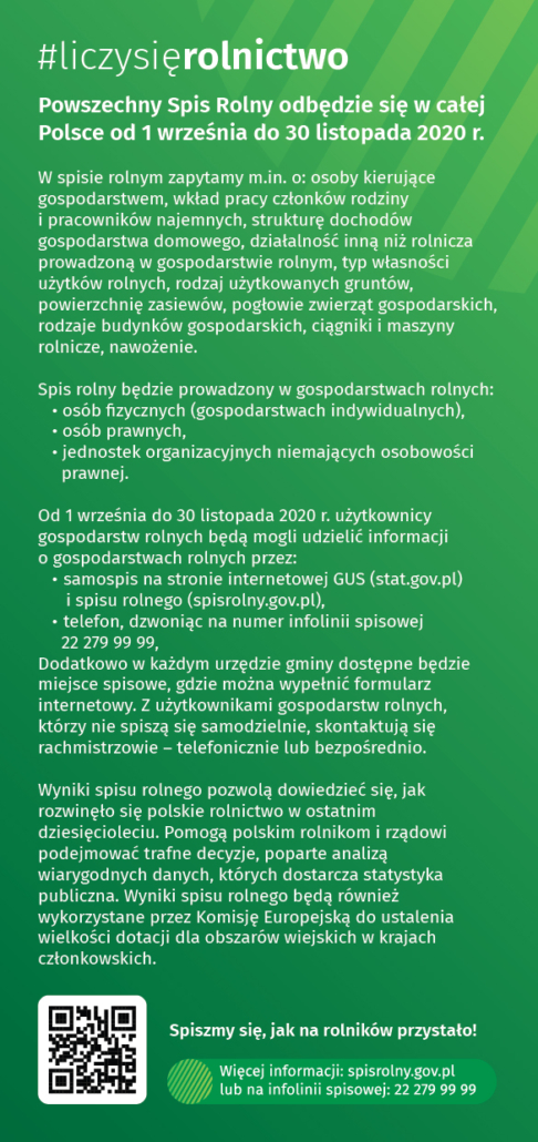 Spis rolny 2020