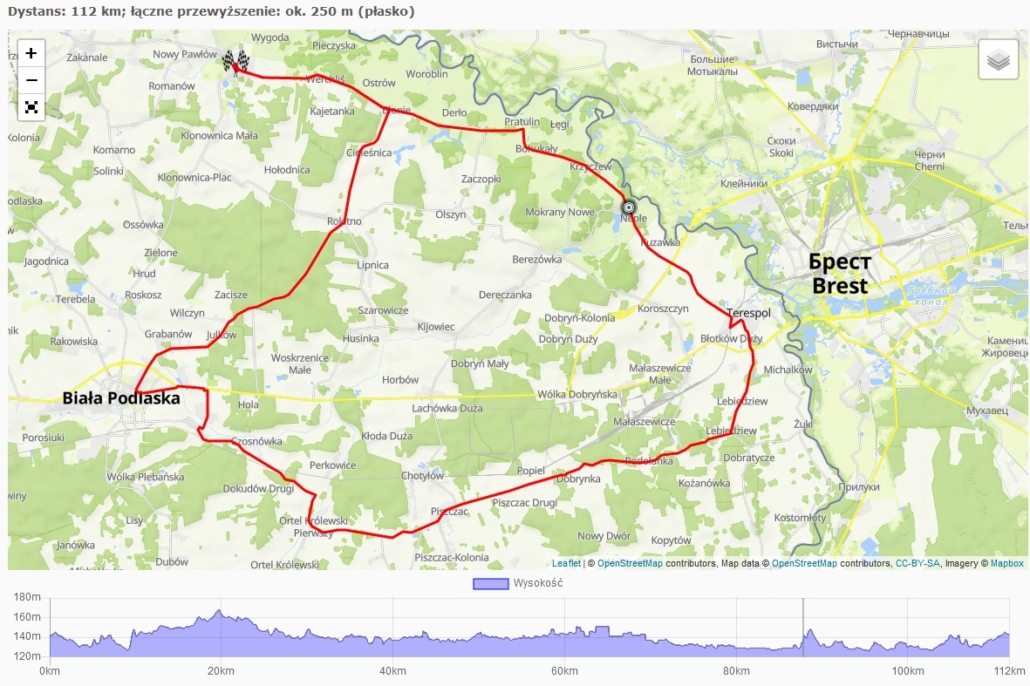 Mapa rowerem prze Polskę 2020