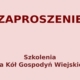 Zaproszenie szkolenia KGW