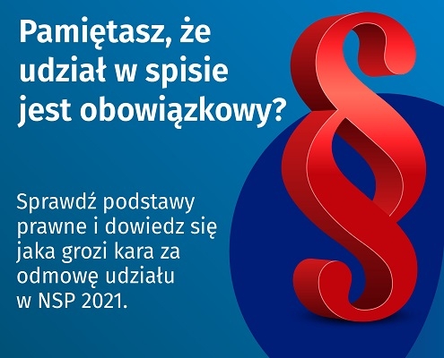 Czy pamiętasz, że udział w spisie jest obowiązkowy