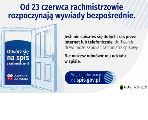 Praca rachmistrza po 23.06.2021 spis