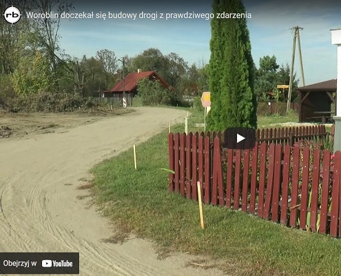 Budowa drogi w Woroblinie