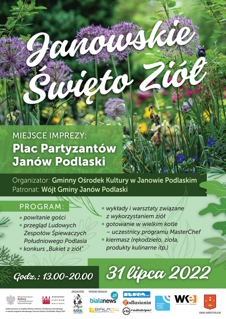 Janowskie Święto Ziół 31.07.2022 r.